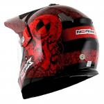 Capacete Norisk MX 455 Test Machine Vermelho