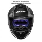 Capacete Axxis Draken Vector Matt Preto/ Cinza