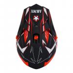 Capacete Army Patriot Blade Preto Fosco/ Vermelho