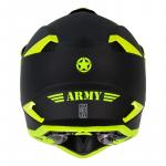 Capacete Army Patriot Duo Preto Fosco/ Amarelo