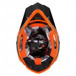 Capacete Army Patriot Duo Preto Fosco/ Laranja