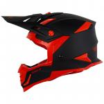 Capacete Army Patriot Duo Preto Fosco/ Vermelho