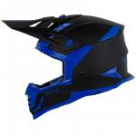 Capacete Army Patriot Duo Preto Fosco/ Azul