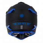 Capacete Army Patriot Duo Preto Fosco/ Azul