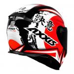 Capacete Axxis Eagle Japan Gloss Preto/ Vermelho