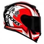 Capacete Axxis Eagle Japan Gloss Preto/ Vermelho
