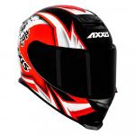 Capacete Axxis Eagle Japan Gloss Preto/ Vermelho