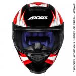 Capacete Axxis Eagle Japan Gloss Preto/ Vermelho