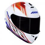 Capacete Axxis Draken Racer Gloss Branco/Vermelho/Azul