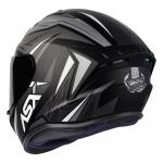 Capacete ASX Draken Vector Fosco Preto/ Cinza