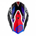 Capacete ASW Fusion Blast Vermelho/Preto/Azul