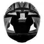 Capacete Axxis Eagle Power Gloss Preto/ Cinza/ Branco