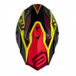 Capacete ASW Fusion Blast Preto/Amarelo/Vermelho