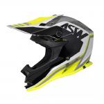 Capacete ASW Fusion Blast Preto/Amarelo Fluor