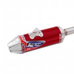 Ponteira + Curva Foco XR250 Tornado Medio F1 Alto Brilho Red