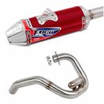 Ponteira + Curva Foco XR250 Tornado Medio F1 Alto Brilho Red