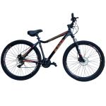 Bicicleta Aro 29 Rava 24V Preto/Laranja