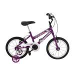 Bicicleta South Aro 16 Nininha Violeta