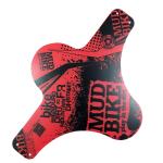 Paralama Dianteiro Mud Bike MTB Enduro Vermelho/ Preto