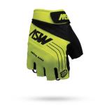 Luva de Ciclismo ASW Active Aberta Amarelo Fluor / Preto