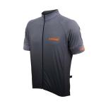 Camisa Ciclismo Wise Sports Lotus Masculina Uno Preto/Laranja