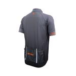 Camisa Ciclismo Wise Sports Lotus Masculina Uno Preto/Laranja