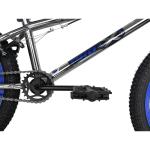 Bicicleta Aro 20 Pro-X BMX Cromada/Azul