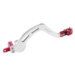 Pedal de Freio Red Dragon CRF250F Cromado/Vermelho