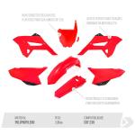 Kit Plástico Biker CRF230F R1de Preto