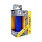 Manopla Biker Diamond Grip Azul
