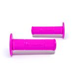 Manopla Biker Diamond Grip Rosa Neon