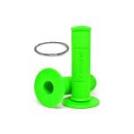 Manopla Biker Diamond Grip Verde Neon