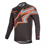 Kit Calça + Camisa Alpinestars Racer Braap 2020 Cinza Escuro/Laranja Fluor
