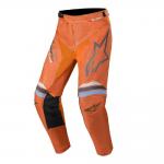 Kit Calça + Camisa Alpinestars Racer Braap 2020 Cinza Escuro/Laranja Fluor