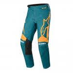 Kit Calça + Camisa Alpinestars Racer Supermatic 2020 Laranja/Petróleo
