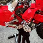 Suporte de Pedaleira Anker CRF250F C/Regulagem Elevado Inox Polido