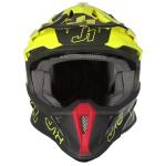 Capacete Just1 J18 Cinza/Verde Fluor