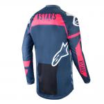 Kit Calça + Camisa Alpinestars Racer Flagship 2019 Índigo/Azul Marinho/Rosa