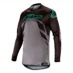 Kit Calça + Camisa Alpinestars Racer Tech Compass 2019 Preto/Cinza/Verde Água