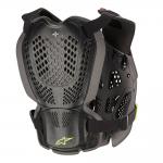 Colete Alpinestars A1 Plus Preto Anthracite/Amarelo Fluor