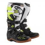 Bota Alpinestars Tech 7 Edição Limitada Seattle 2020 Preto/Branco/Verde Fluor