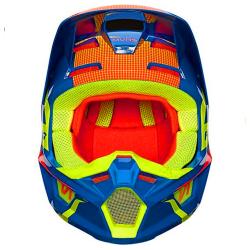 Capacete Fox MX V1 Oktiv Azul