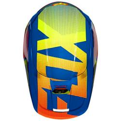 Capacete Fox MX V1 Oktiv Azul