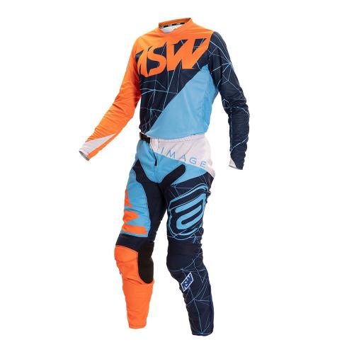 Kit Calça + Camisa ASW Image Dart Laranja/Azul