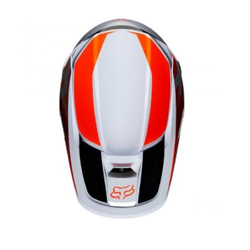 Capacete Fox V1 MVRS Prix Laranja Fluor