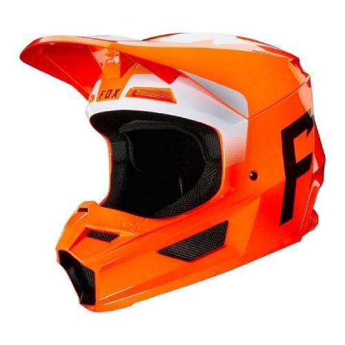Capacete Fox V1 MVRS Werd Laranja fluor