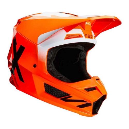 Capacete Fox V1 MVRS Werd Laranja fluor