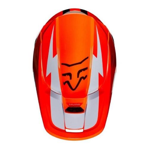 Capacete Fox V1 MVRS Werd Laranja fluor