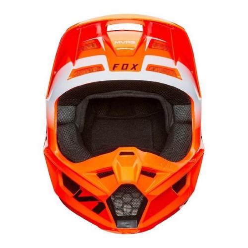 Capacete Fox V1 MVRS Werd Laranja fluor