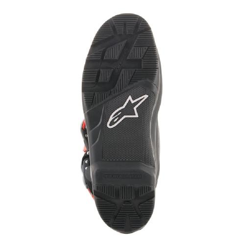 Bota Alpinestars Tech 7 Enduro Preto/Cinza/Vermelho Fluor